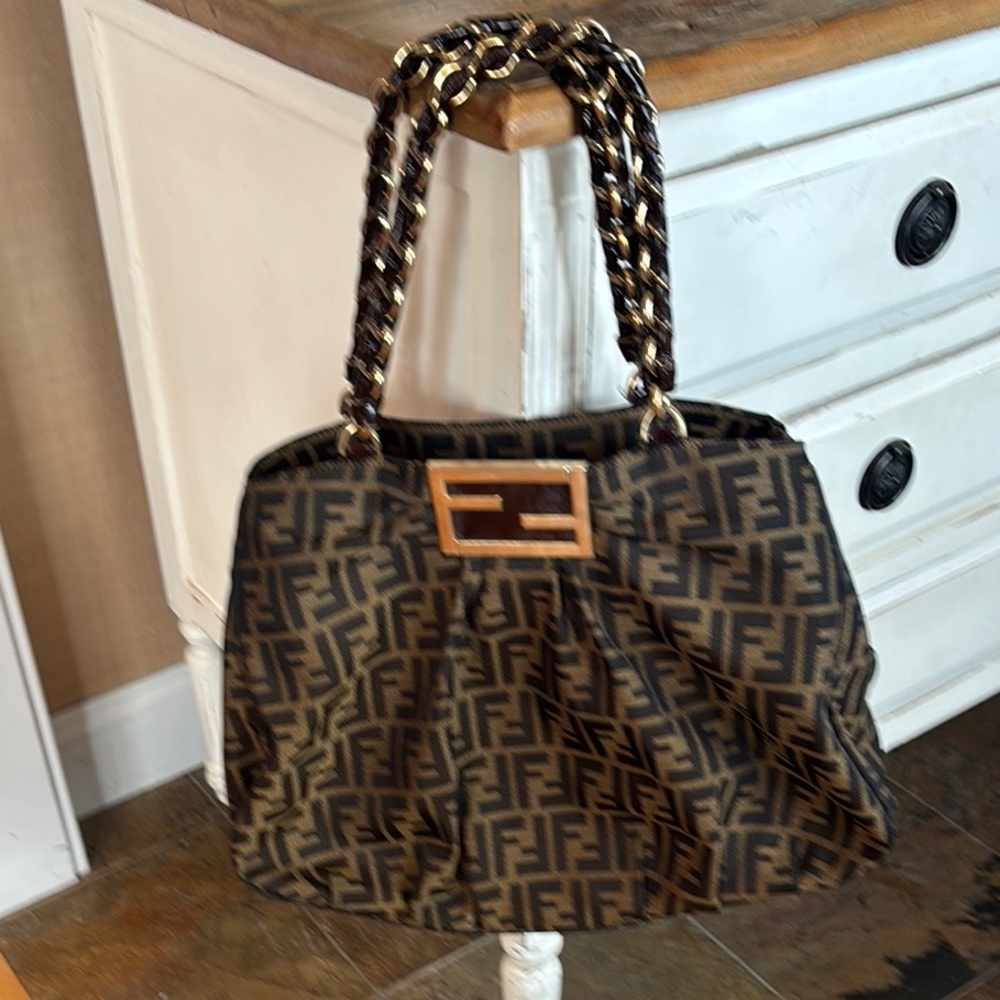 Fendi Mia Cloth Hand Bag